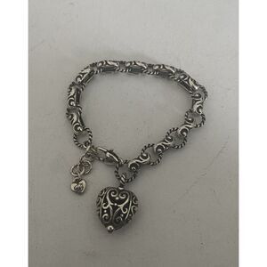 Brighton Bibi Heart Charm Bracelet